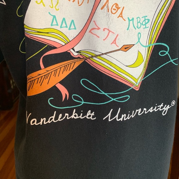 Vanderbilt University Sorority T-shirt Medium - Picture 2 of 8